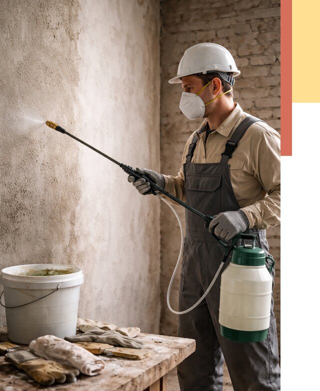 Антисептическая обработка стен в Назарово от 1233 руб. — быстро и недорого | ОТДЕЛОЧНИК-Нрв