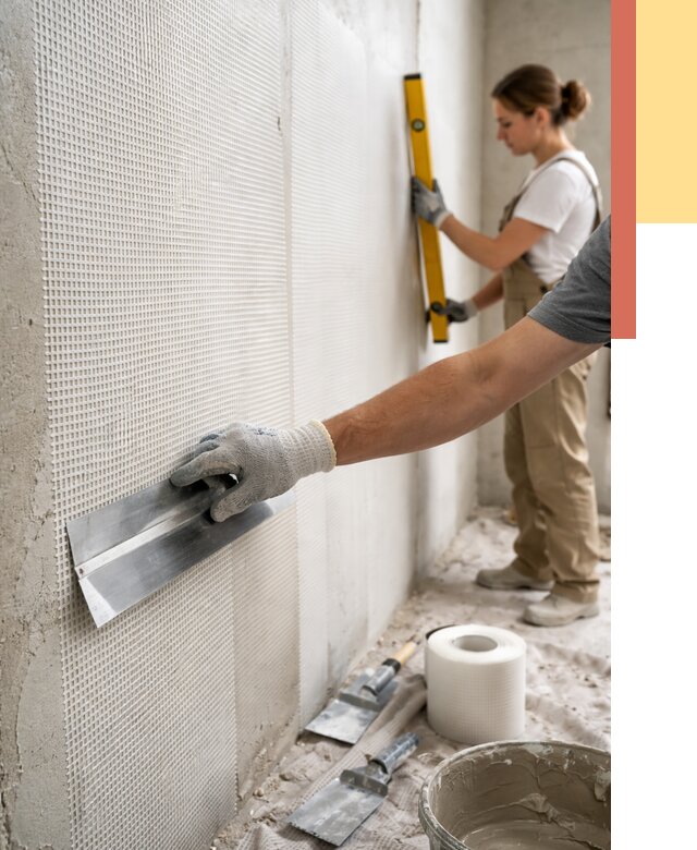 Армирование стен стеклосеткой в Назарово от 3289 руб. под ключ | ОТДЕЛОЧНИК-Нрв