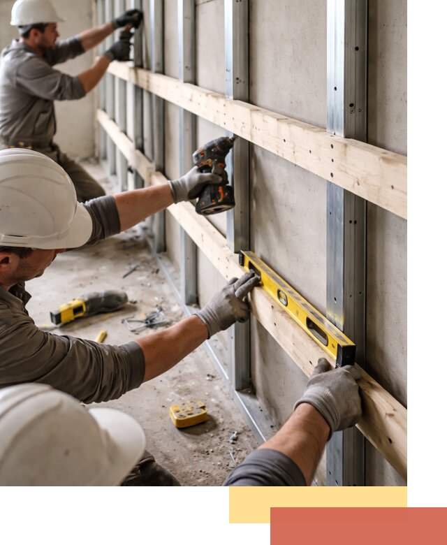 Устройство обрешетки под панели в Назарово