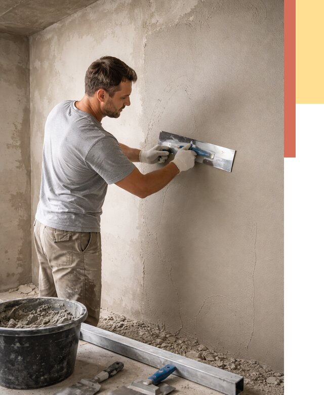 Штукатурка стен без маяков в Назарово от 7400 руб/м2 — услуги и цена | ОТДЕЛОЧНИК-Нрв