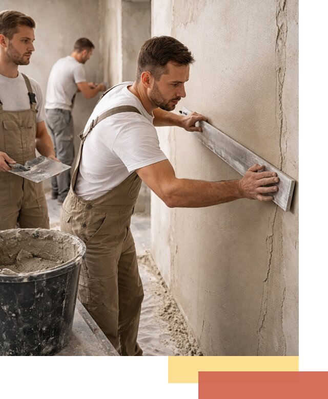 Штукатурка стен без маяков в Назарово быстро и качественно