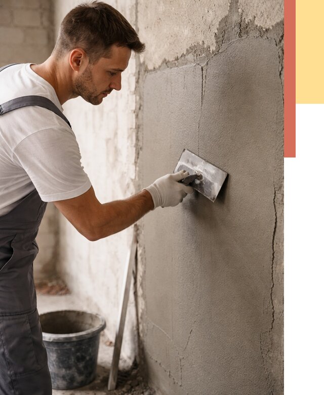 Штукатурка стен под плитку в Назарово от 4317 руб./м2 — выравнивание под плитку | ОТДЕЛОЧНИК-Нрв