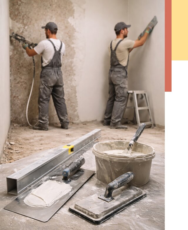 Штукатурка стен под обои в Назарово от 4625 руб./м2 — выравнивание под обои | ОТДЕЛОЧНИК-Нрв