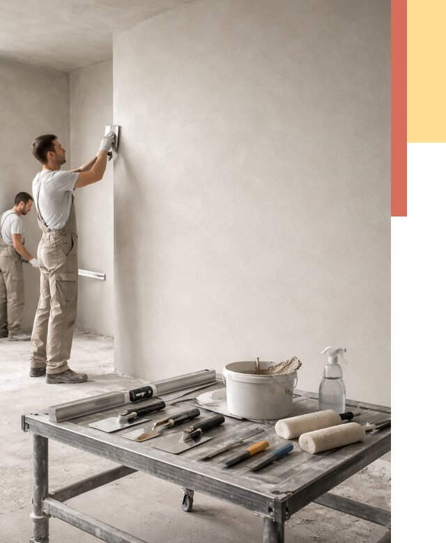 Штукатурка стен под покраску в Назарово от 4625 руб./м² — качественно и недорого | ОТДЕЛОЧНИК-Нрв