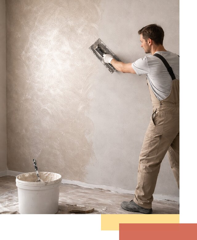 Декоративная штукатурка «Мокрый шелк» под ключ в Назарово