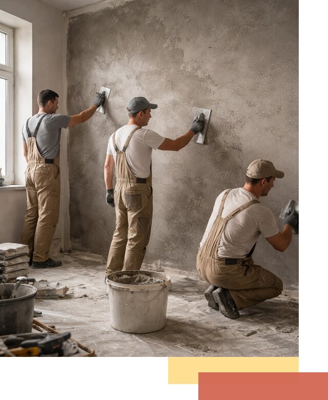 Декоративная штукатурка под бетон в Назарово для стен и потолков