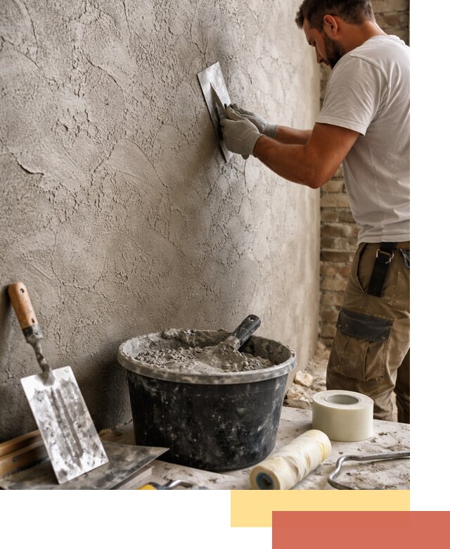 Декоративная штукатурка лофт в Назарово — отделка стен и потолков