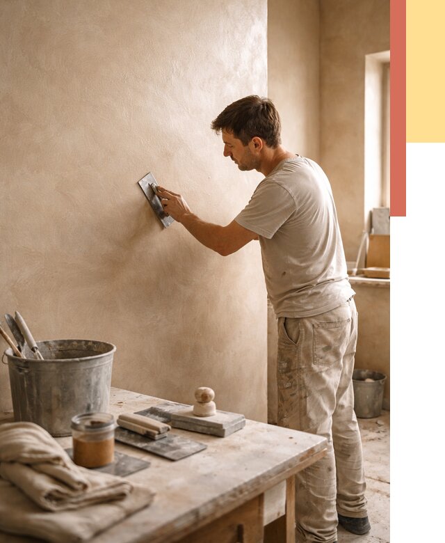 Марокканская штукатурка таделакт в Назарово под ключ от 4317 руб. | ОТДЕЛОЧНИК-Нрв