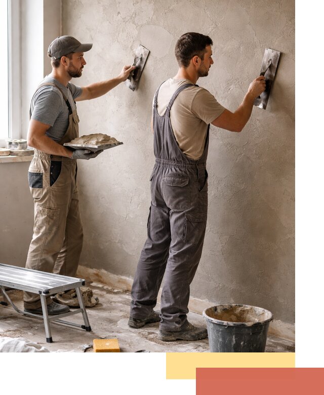 Ремонт декоративной штукатурки и восстановление фактуры в Назарово