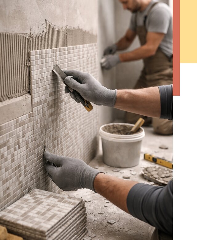 Облицовка стен мозаикой в Назарово от 3289 руб/м2 — укладка мозаики на стены | ОТДЕЛОЧНИК-Нрв