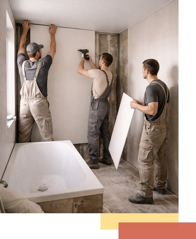 Отделка ванной панели ПВХ профессионально в Назарово