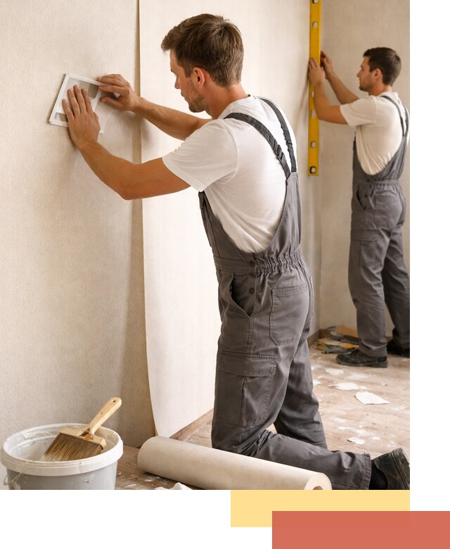 Поклейка бумажных обоев в Назарово качественно и недорого