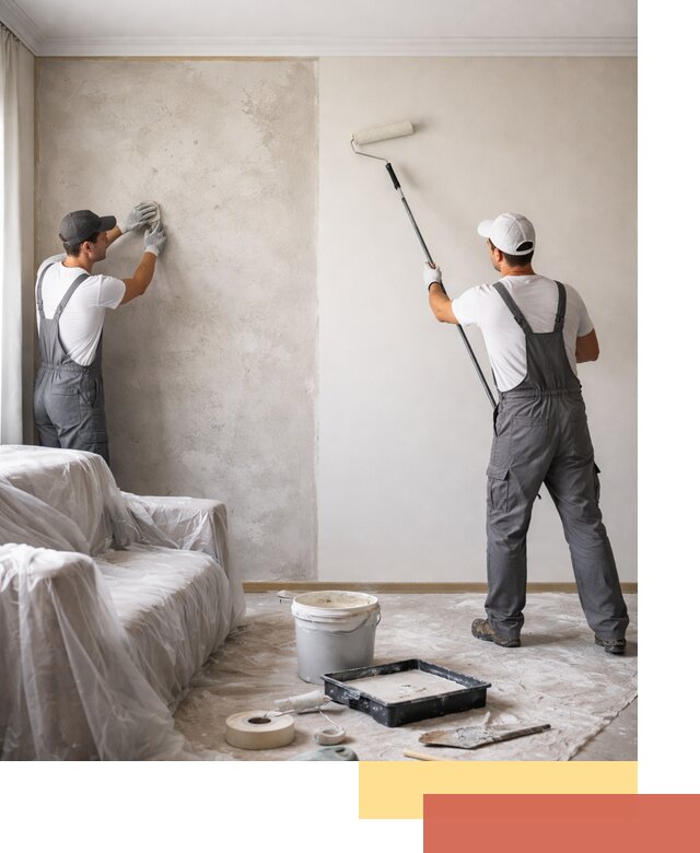 Покраска стен антивандальной краской в Назарово