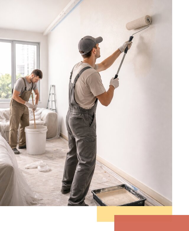 Покраска стен в офисе в Назарово — быстрый и качественный ремонт