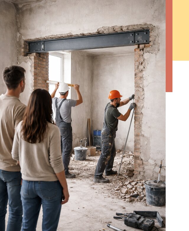 Усиление проема в стене в Назарово от 9764 руб. — усиление дверного проема металлоконструкцией | ОТДЕЛОЧНИК-Нрв