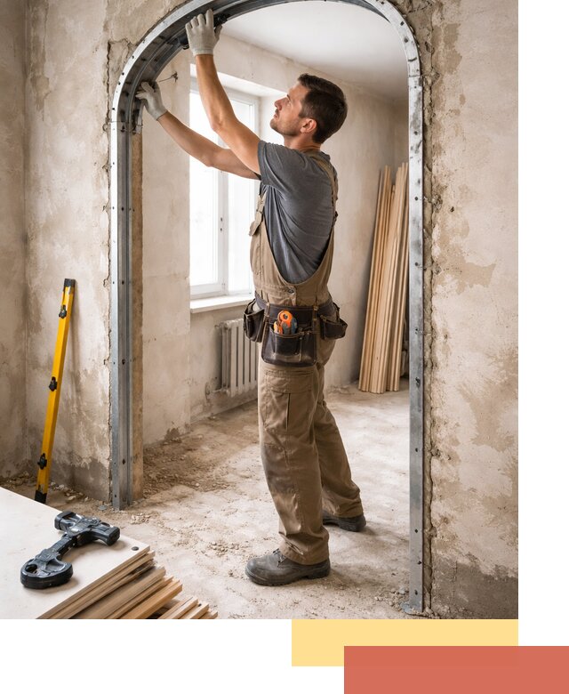 Устройство арочного проема в Назарово под ключ