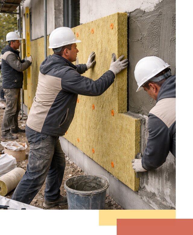 Утепление стен минватой в Назарово — тепло и звукоизоляция