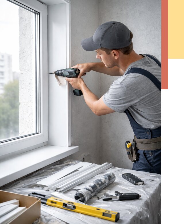 Установка пластиковых откосов в Назарово от 2313 руб. | ОТДЕЛОЧНИК-Нрв монтаж, быстро и недорого