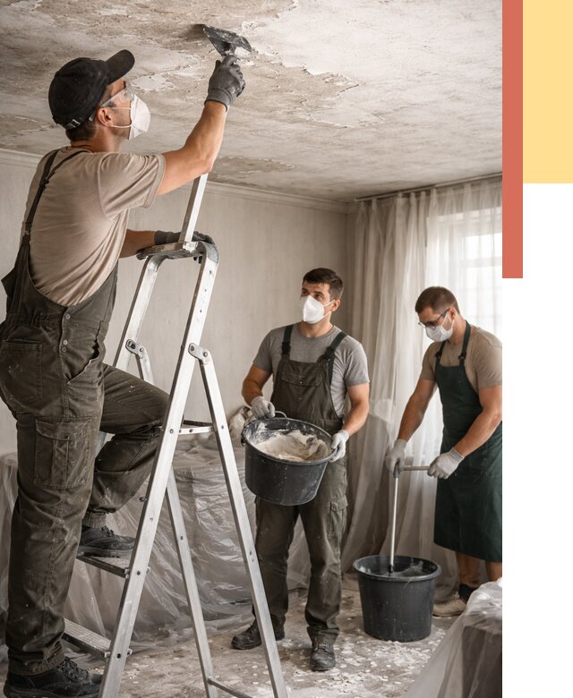 Удаление побелки с потолка в Назарово от 2570 руб. быстро и недорого | ОТДЕЛОЧНИК-Нрв