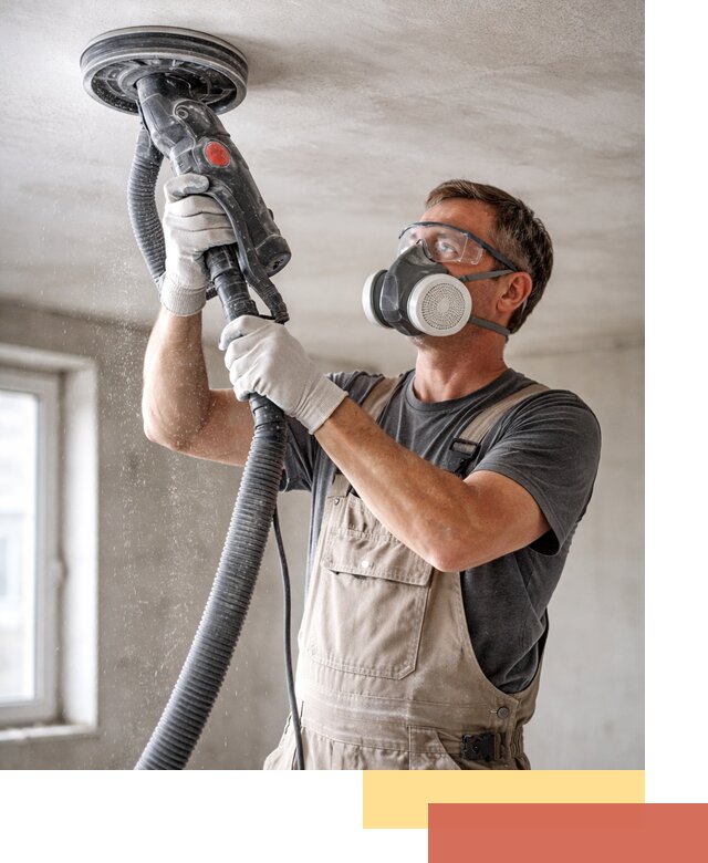 Шлифовка потолка в Назарово — качественная подготовка под отделку