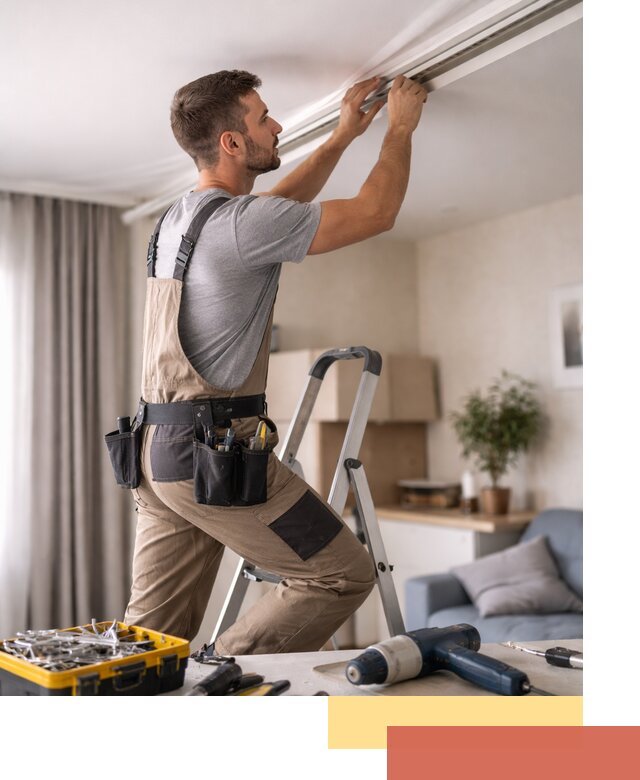 Ремонт натяжных потолков в Назарово — качественно и оперативно