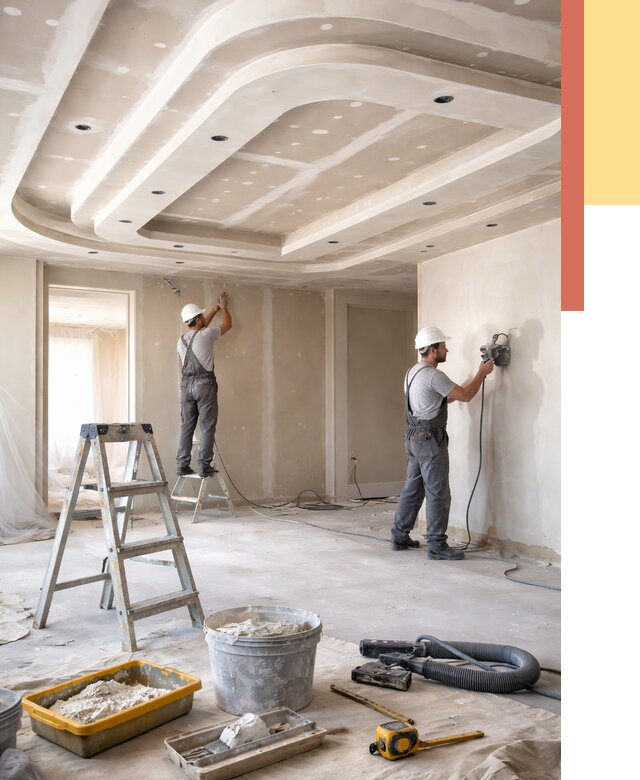 Многоуровневый потолок из гипсокартона в Назарово от 771 руб. под ключ | ОТДЕЛОЧНИК-Нрв