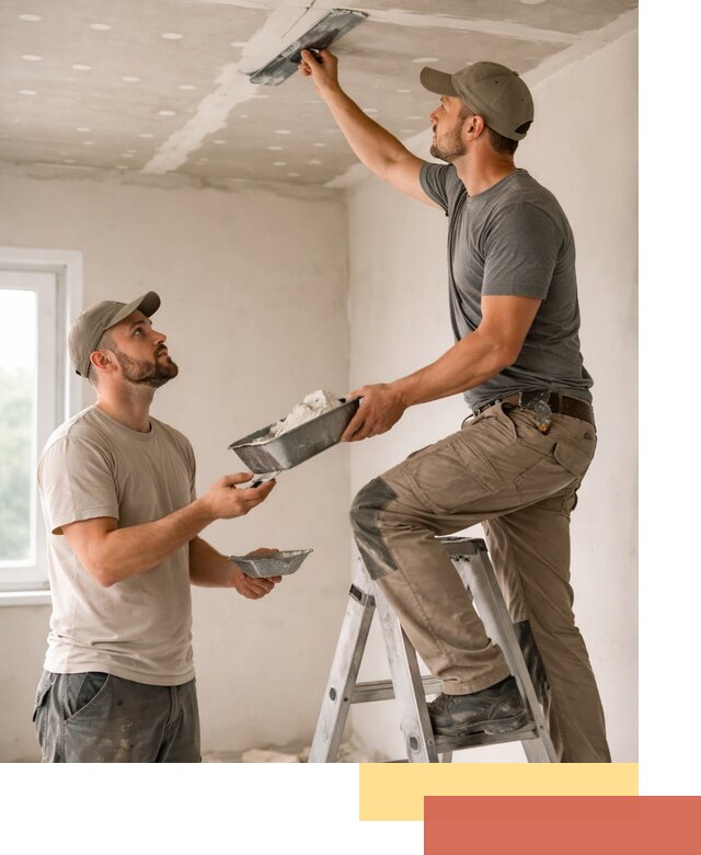 Шпаклевка потолка из гипсокартона в Назарово качественно и быстро