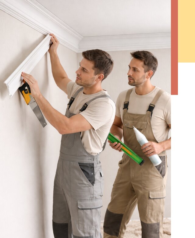 Монтаж потолочного плинтуса в Назарово от 2364 руб. — быстро и недорого | ОТДЕЛОЧНИК-Нрв