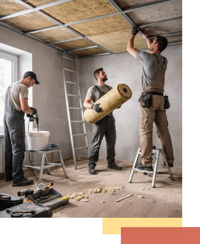 Шумоизоляция потолка в Назарово: профессиональный монтаж и отделка