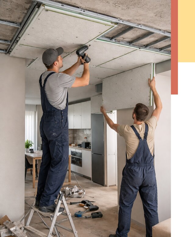 Шумоизоляция потолка панелями зипс в Назарово от 1901 руб. под ключ | ОТДЕЛОЧНИК-Нрв